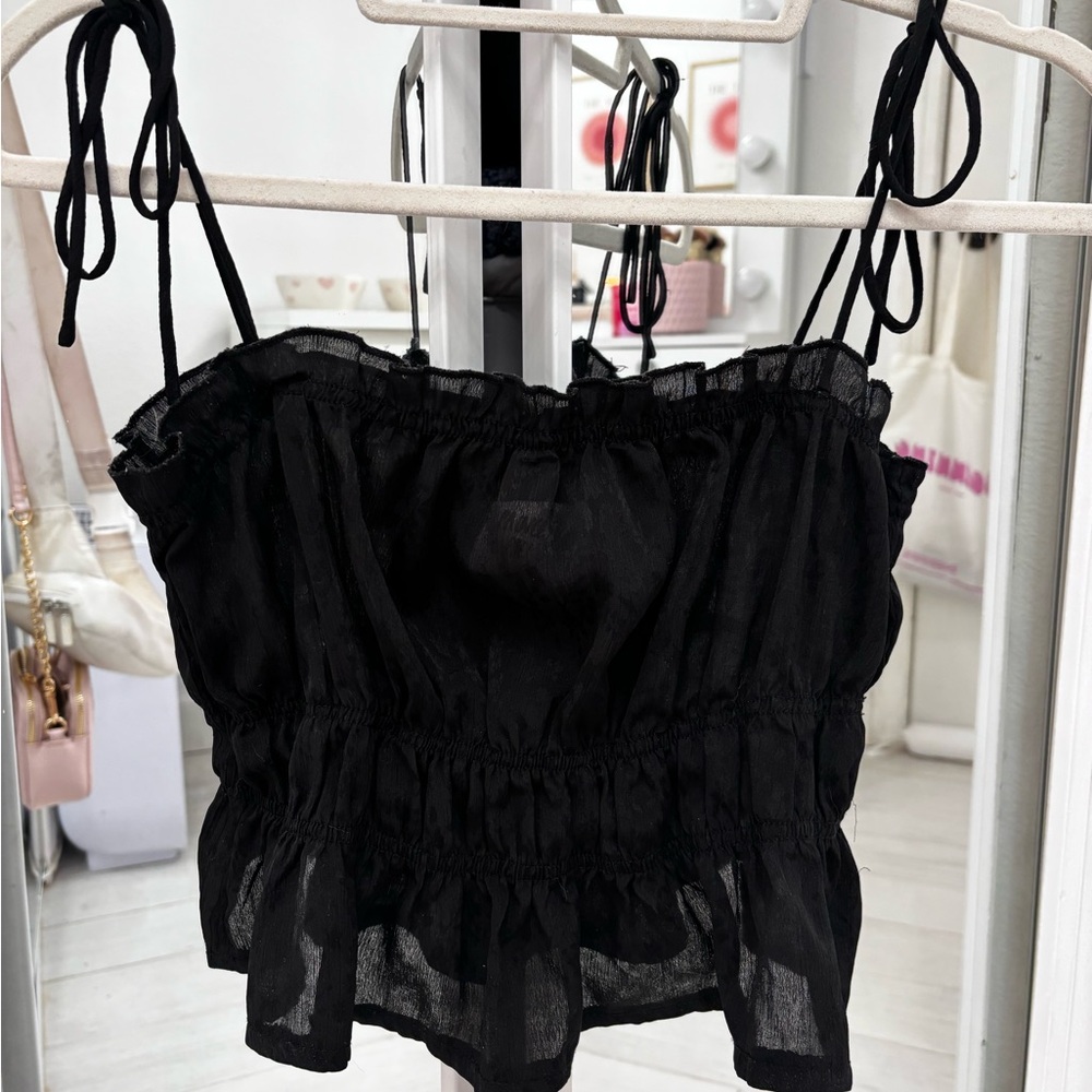 princess polly black tank top